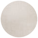 KAS Bliss 1550 Ivory Shag Area Rug, 8' Round