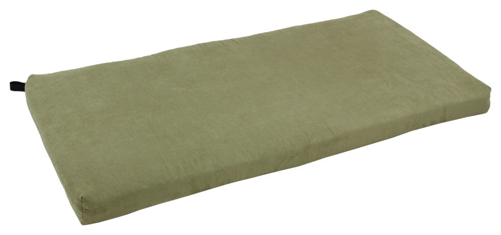 42"x19" Micro Suede Loveseat Cushion, Sage