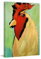 "Cock a Doodle Doo" Painting Print on Wrapped Canvas, 30"x45"