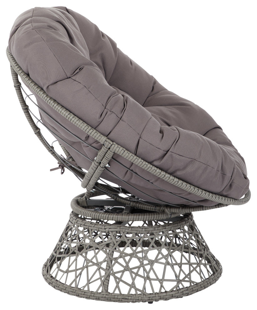 Papasan Chair, Gray