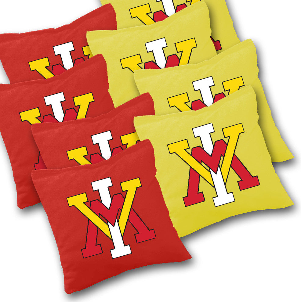 Virginia Military Institute Slanted Cornhole Set