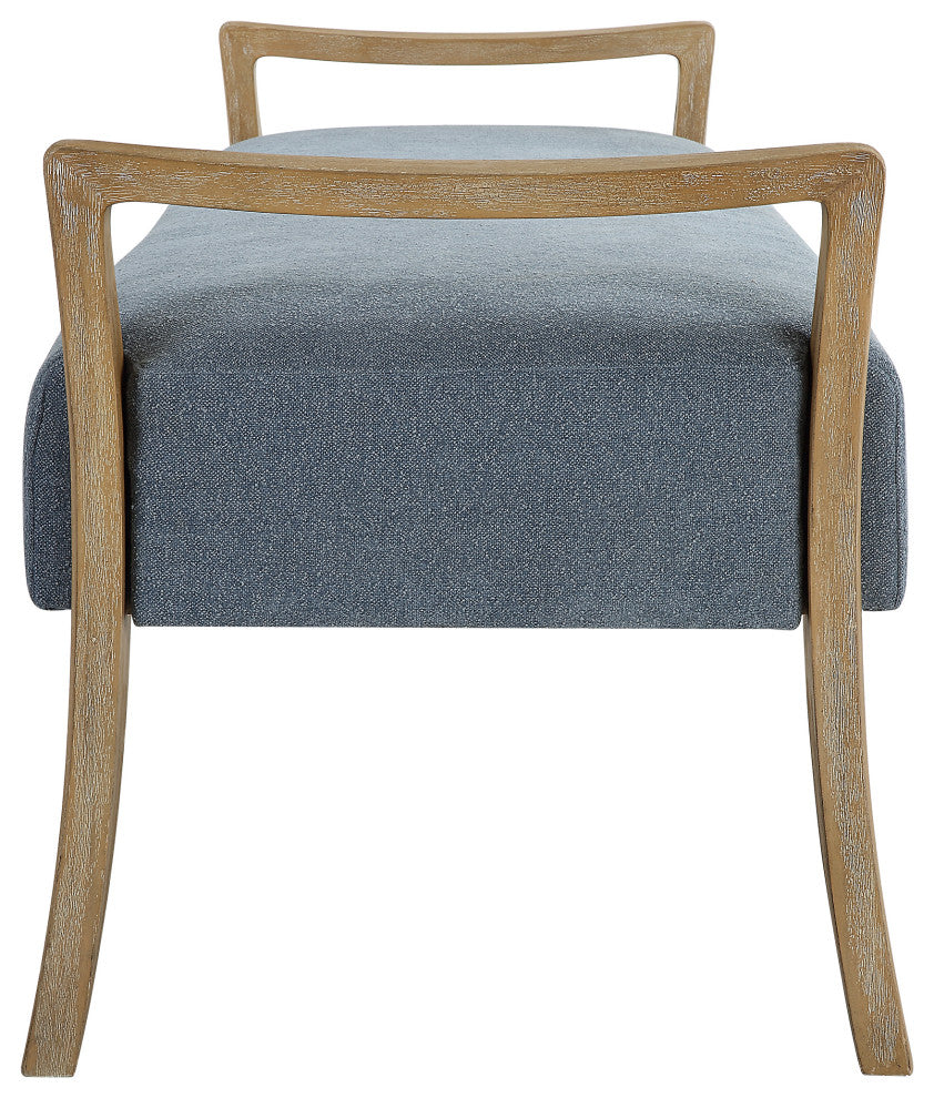 Uttermost Daylight Sky Blue Bench