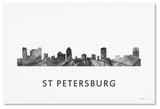 Marlene Watson 'St Petersburg Florida Skyline' Canvas Art, 19x12