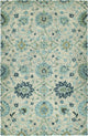 Kaleen Chancellor Hand-Tufted Indoor Area Rug, Turquoise, 9'x12'