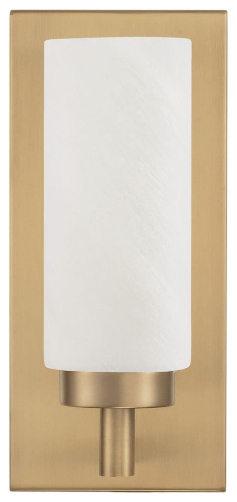 Capital Lighting 651711 Alyssa 11" Tall Bathroom Sconce - Aged Brass