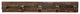 Homestead Collection Coat Rack, Stain and Clear Lacquer Finish, 3''