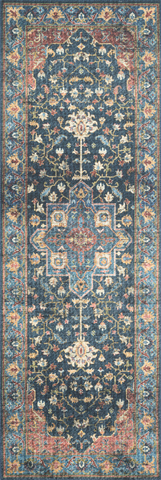 Loloi II Skye SKY-08 Denim/Brick Area Rug