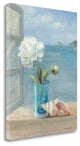 "Coastal Florals I" By Danhui Nai, Giclee Print on Gallery Wrap Canvas