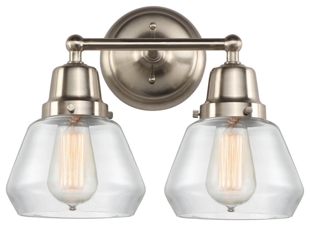 Innovations 623-2W-SN-G172 2-Light Bath Vanity Light, Brushed Satin Nickel