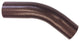 Contractor ADA Handrail 1.9" OD Fixed Elbow for 1:12 Pitch Ramp, Copper Vein
