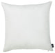 Set Of 2 Bright White Brushed Twill Decorative Throw Pillow Covers