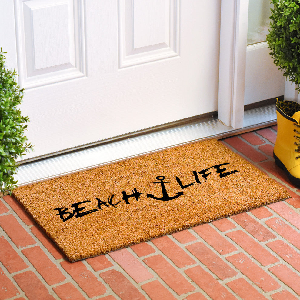 Calloway Mills Beach Life Anchor Doormat, 24" X 36"