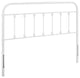 Sage King Metal Headboard - White