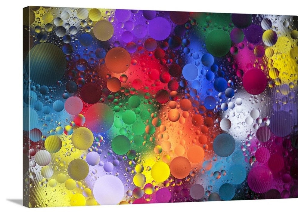 "Color Explosion II" Wrapped Canvas Art Print, 36"x24"x1.5"