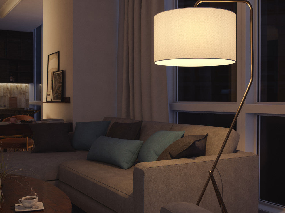 Kenroy 35341AB 1-Light Floor Lamp, Kaler