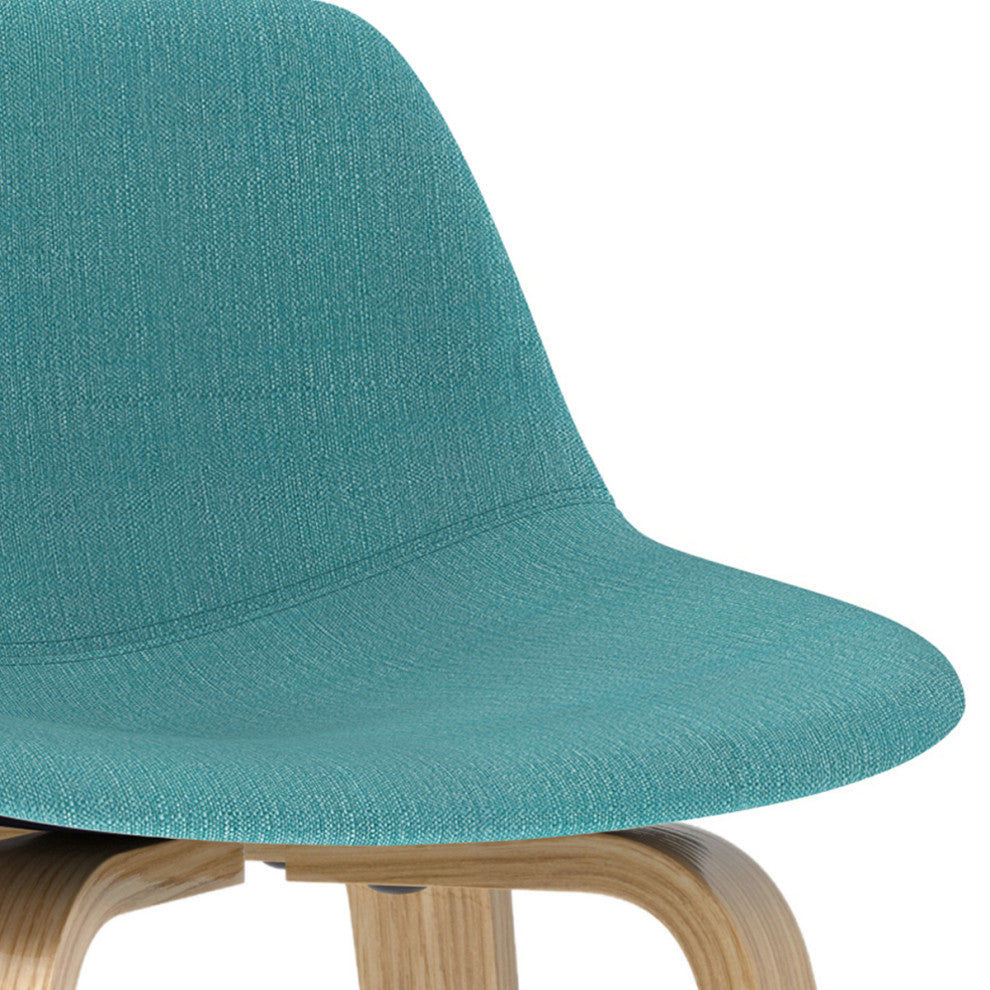 Randolph Bentwood Counter Height Stools, Set of 2, Aqua Blue