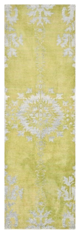 Safavieh Stone Wash 8' X 10' Hand Knotted Rug in Chartreuse