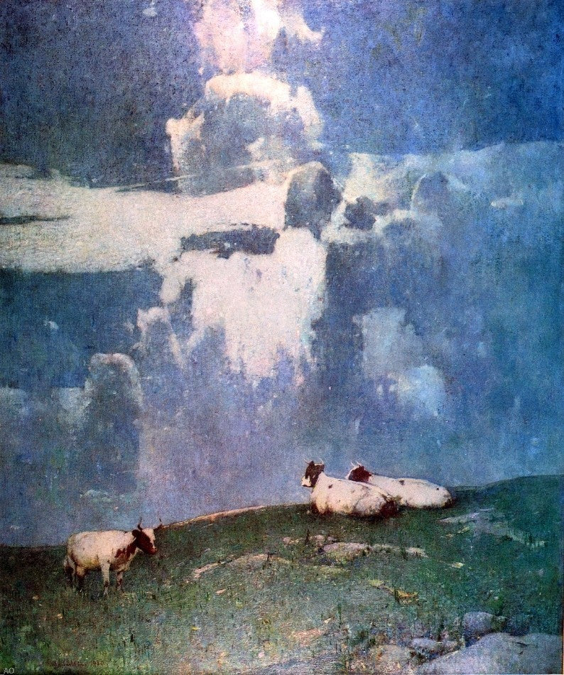 Emil Carlsen Evening Light, 20"x25" Gallery Wrapped Canvas Print