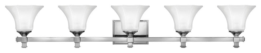 Hinkley Abbie Bath 5-Light Vanity, Chrome