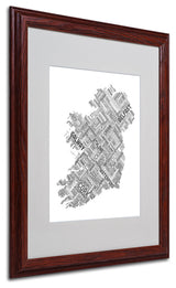'Ireland VII' Matted Framed Canvas Art by Michael Tompsett
