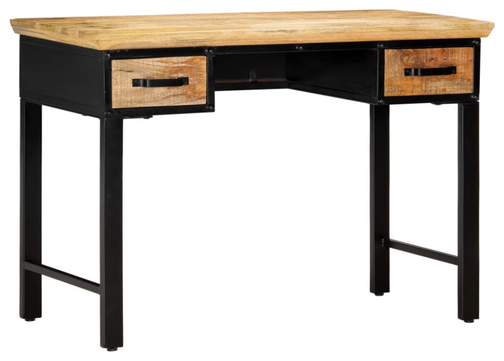 vidaXL Writing Table Computer Desk Home Office Study Table Solid Mango Wood