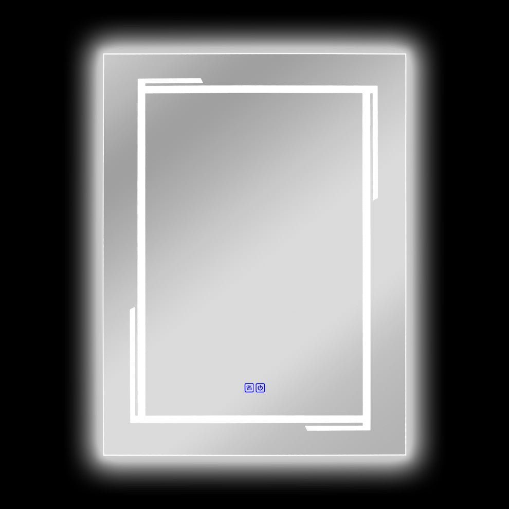 CHLOE Lighting LUMINOSITY Rectangular TouchScreen LED Mirror