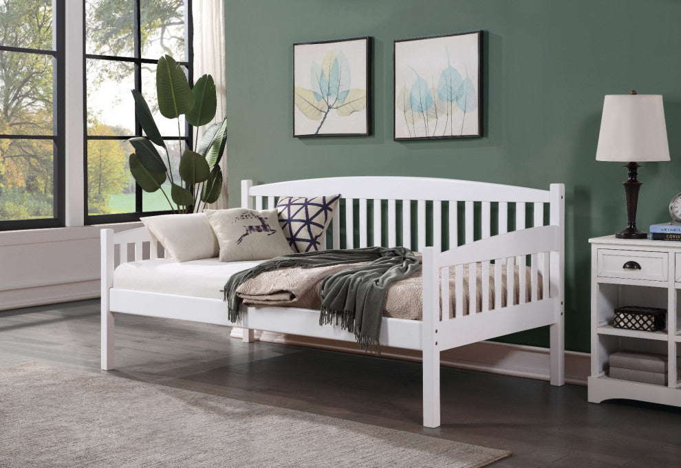 Julianna Vertical Slats Daybed, White