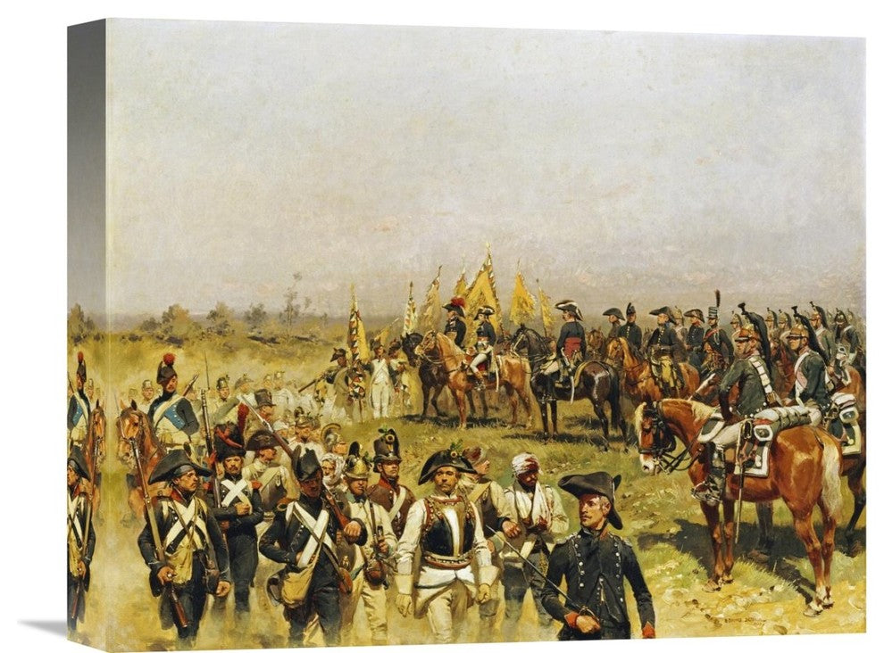 "Napoleon Commanding a View of The Prisoners" Artwork, 16" x 13"