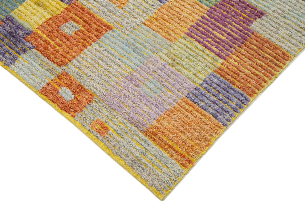 Rug N Carpet - Hand-knotted Turkish 8' 4'' x 13' 0'' Unique Wool Kilim Rug