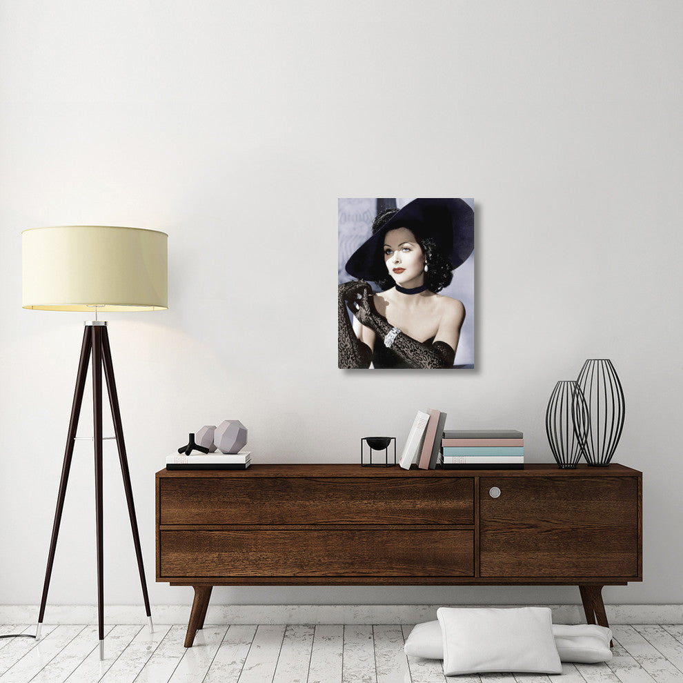 "Hedy Lamarr" Stretched Canvas Giclee by Hollywood Photo Archive, 24"x30"