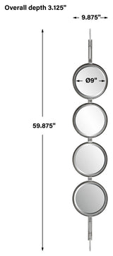 Uttermost Button Silver Mirror