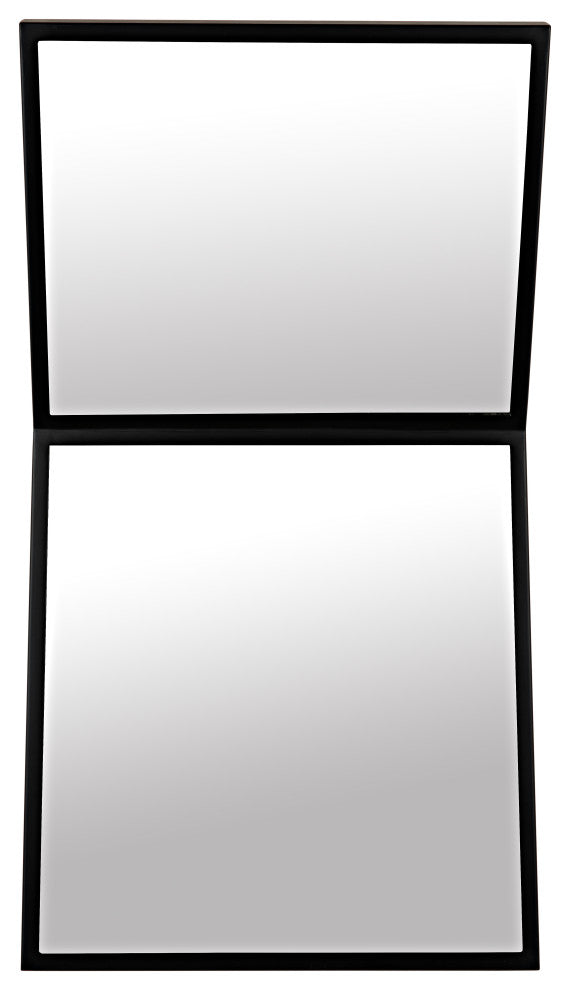 Lazo Mirror, Black Steel
