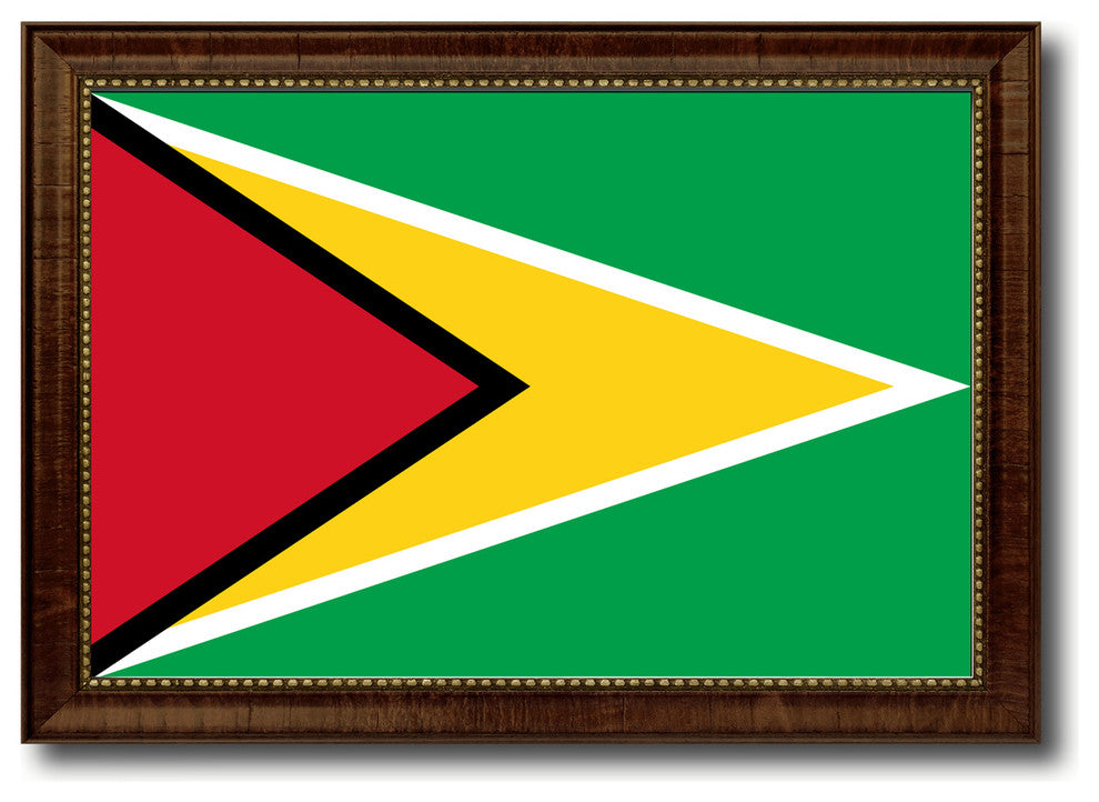 Guyana Country Flag Canvas Print, 27"x39"