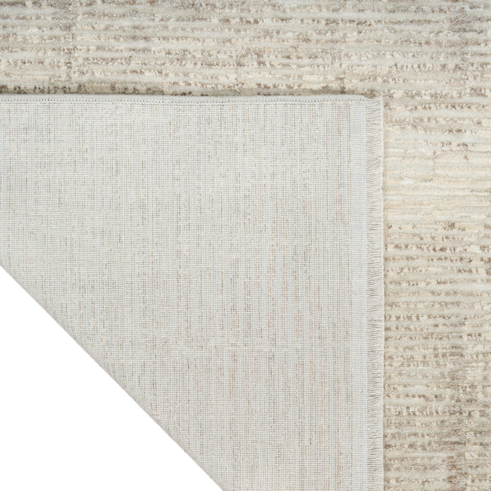 Calvin Klein CK079 Notes 5'3" x 7'3" Ivory Grey Modern Indoor Rug