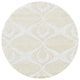 Ahgly Company Indoor Round Mid-Century Modern Area Rugs, 4' Round