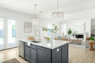 Crystorama Lighting Group ADD-300-CL Addis 4 Light 18"W Waterfall - Polished