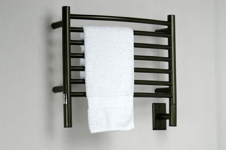 Amba Jeeves H Wall Mounted Curved Towel Warmer, Bronze