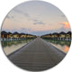 Wooden Bridge To Water Home Villas, Bridge Round Metal Wall Art, 11"