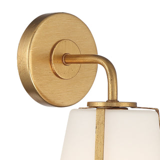 Fulton 1 Light Antique Gold Wall Mount