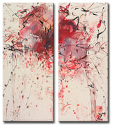 Abstact XII, Canvas Wall Art, 24"x24" 2-Panels