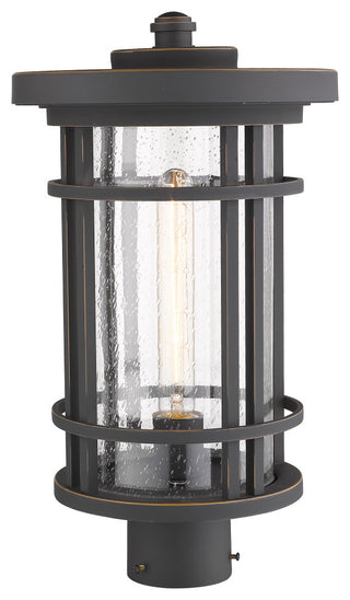 Z-Lite 1 Light Outdoor Post Mount Fixture, Oil Rubbed Bronze, 570PHB-ORB