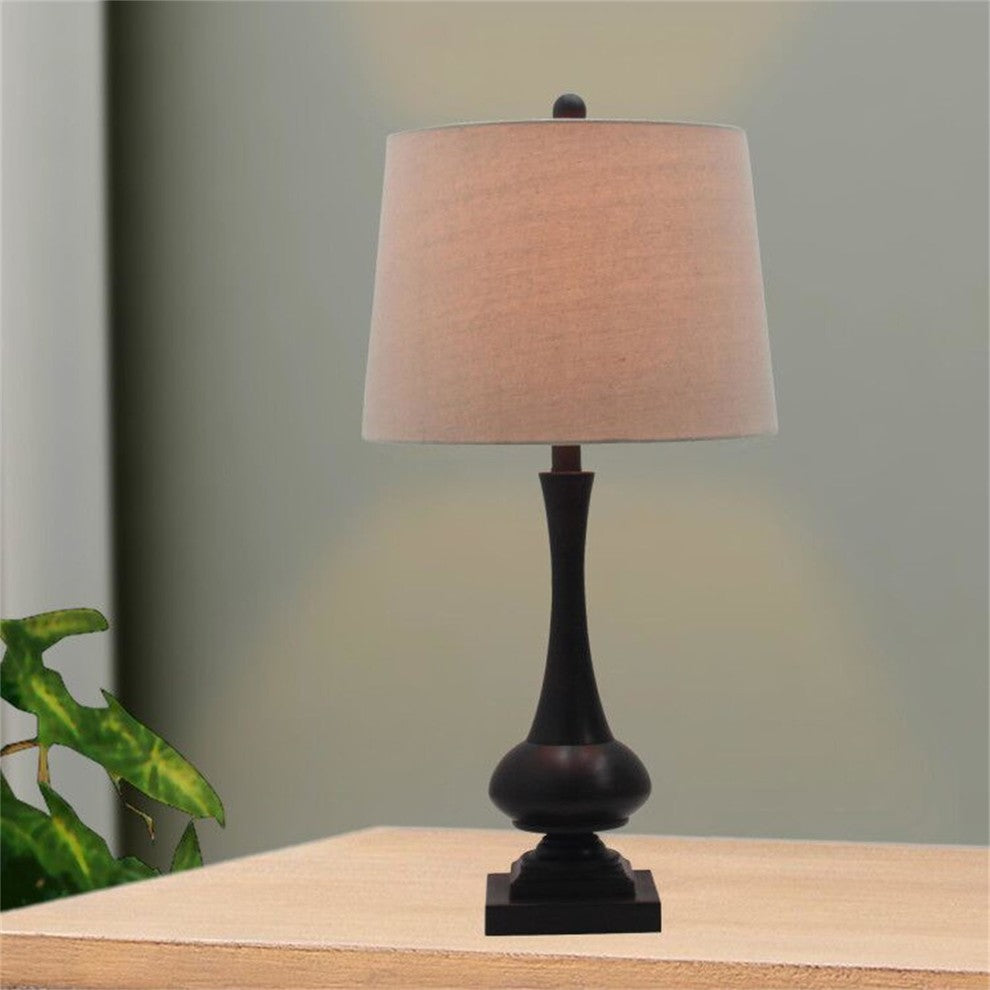 Genie Bottle Metal Table Lamp, Oil Rubbed Bronze