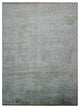 HAND KNOTTED LOOM SILK ECO-FRIENDLY AREA RUGS-Rectangle,Light Blue,Geometric