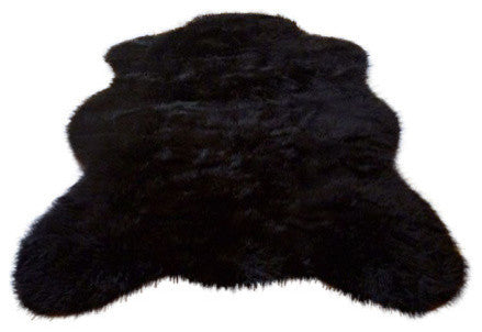 Super Plush Brown Fake Bear Rug 4'10x6'8 Large