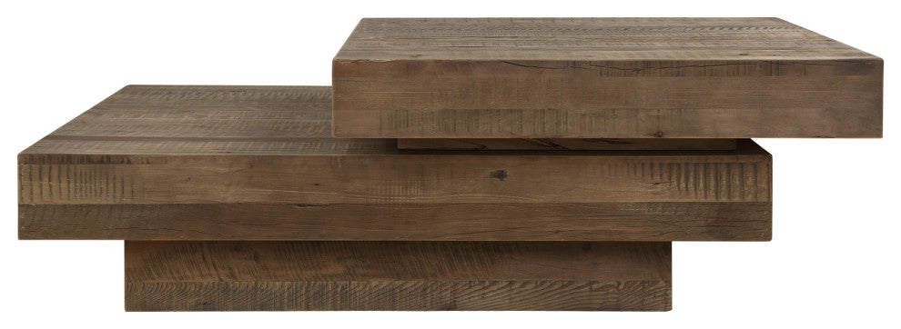 Uttermost - 24400 - Coffee Table - Rustic Planes - Solid Wood