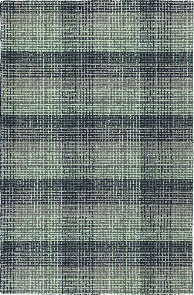 Kaleen Sartorial Hand-Tufted Rug, Turquoise, 2'x3'