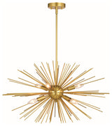 Nikko 6-Light Pendant, Gold