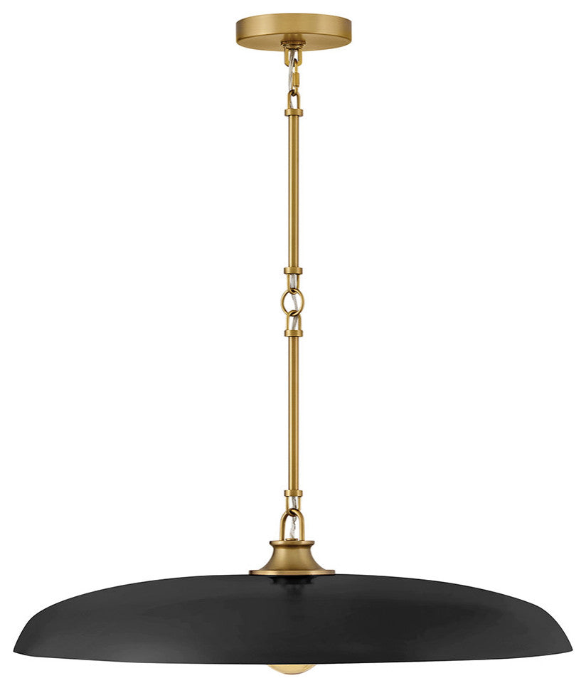 Hinkley Sadie Medium Dome Chandelier, Lacquered Brass