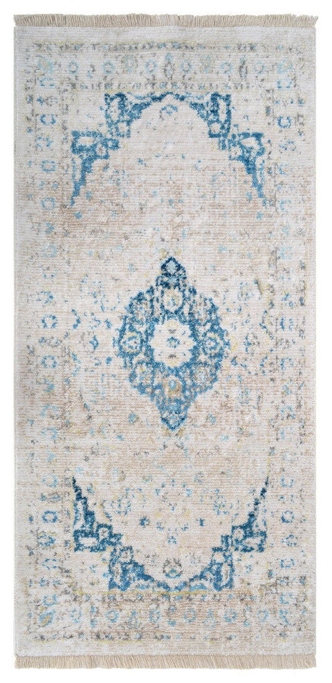 MACHINE MADE POLYESTER AREA RUGS  -Ivory Color, Oriental ,Rugs for Living Room