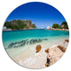 Beautiful Knysna Beach South Africa, Seashore Disc Metal Wall Art, 11"